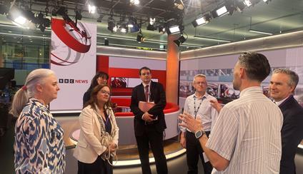 Visita a BBC y Media City UK