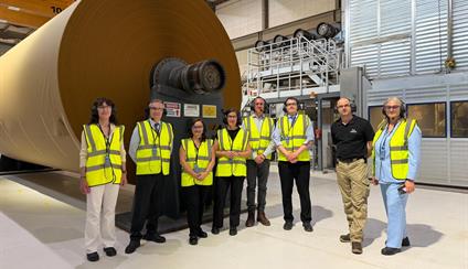 Visita a la planta SAICA en Partington