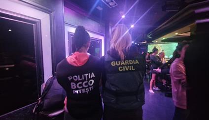 Colaboración Guardia Civil española y Policía rumana