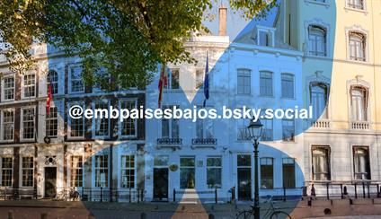La Embajada de España en los Países Bajos estrena cuenta en Bluesky