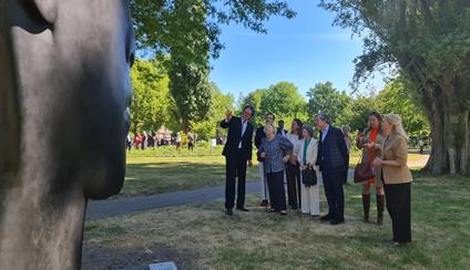 Cristóbal Gabarrón y Jaume Plensa en Amsterdam ARTZUID2025