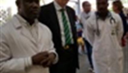 El Embajador de España en Mozambique visita el Centro de investigación en salud de Manhiça