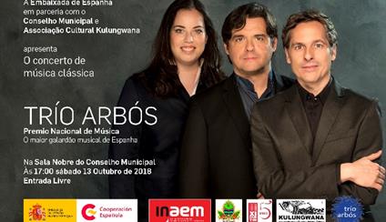 Concierto del Trío Arbós en Maputo