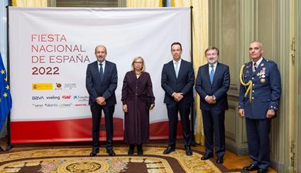 Recepción en la Residencia con ocasión de la Fiesta Nacional de España